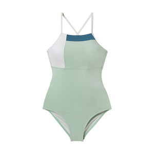 designer swimwear - Melon Sobet One Piece Mint White - CORALIQUE - One Piece - CORALIQUE - CORALIQUE