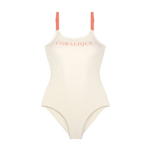 designer swimwear - Coralique Essential One Piece White - CORALIQUE - One Piece - CORALIQUE - CORALIQUE