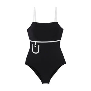 designer swimwear - Cherry Soda One Piece Black - CORALIQUE - One Piece - CORALIQUE - CORALIQUE