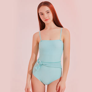 designer swimwear - Mint Daisy One Piece Mint - CORALIQUE - One Piece - CORALIQUE - CORALIQUE