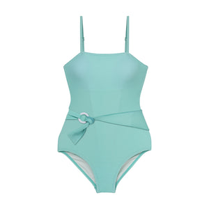 designer swimwear - Mint Daisy One Piece Mint - CORALIQUE - One Piece - CORALIQUE - CORALIQUE