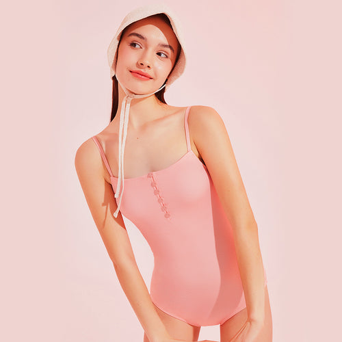 designer swimwear - Strawberry Punch One Piece Pink - CORALIQUE - One Piece - CORALIQUE - CORALIQUE