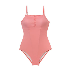 designer swimwear - Strawberry Punch One Piece Pink - CORALIQUE - One Piece - CORALIQUE - CORALIQUE