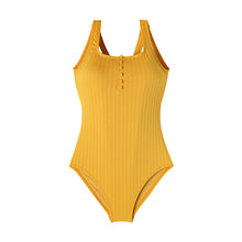 Load image into Gallery viewer, designer swimwear - Hey Janice One Piece Yellow - CORALIQUE - One Piece - CORALIQUE - CORALIQUE
