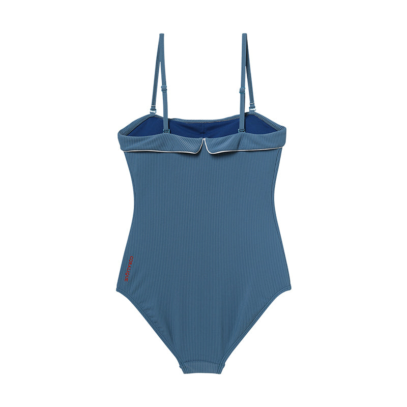 Classic One Piece Coral Blue – KAMPOS