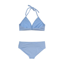 Load image into Gallery viewer, designer swimwear - Sunblue Macrame Bikini Blue - CORALIQUE - BIKINI - CORALIQUE - CORALIQUE
