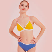 Load image into Gallery viewer, designer swimwear - Lemon Fresh Toc Bikini Yellow Blue - CORALIQUE - BIKINI - CORALIQUE - CORALIQUE
