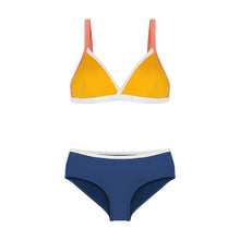 Load image into Gallery viewer, designer swimwear - Lemon Fresh Toc Bikini Yellow Blue - CORALIQUE - BIKINI - CORALIQUE - CORALIQUE
