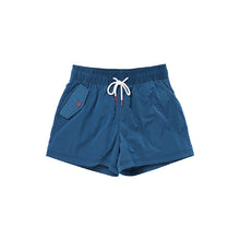 Load image into Gallery viewer, designer swimwear - Long Beach Board Shorts Navy - CORALIQUE - Men - CORALIQUE - CORALIQUE
