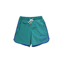 Load image into Gallery viewer, designer swimwear - Coral Board Shorts Green - CORALIQUE - Men - CORALIQUE - CORALIQUE
