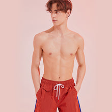 Load image into Gallery viewer, designer swimwear - Coral Board Shorts Orange - CORALIQUE - Men - CORALIQUE - CORALIQUE
