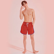 Load image into Gallery viewer, designer swimwear - Coral Board Shorts Orange - CORALIQUE - Men - CORALIQUE - CORALIQUE
