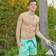 Load image into Gallery viewer, designer swimwear - Mangrove Board Shorts Mint - CORALIQUE - Men - CORALIQUE - CORALIQUE
