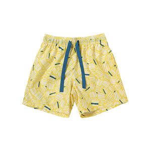 designer swimwear - Boys of Melody Board Shorts Yellow - CORALIQUE - Men - CORALIQUE - CORALIQUE