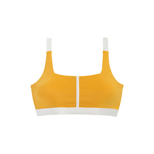 designer swimwear - Sunkissed Top Yellow - CORALIQUE - FITNESS - CORALIQUE - CORALIQUE