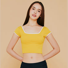 Load image into Gallery viewer, designer swimwear - Summer Haze Top Yellow - CORALIQUE - FITNESS - CORALIQUE - CORALIQUE
