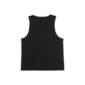 Simple Sleeveless Rash Guard Black