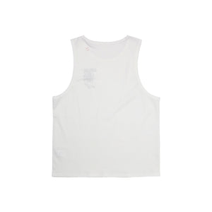 Simple Sleeveless Rashguard White