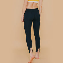 Load image into Gallery viewer, designer swimwear - Basic Tension Leggings Black - CORALIQUE - FITNESS - CORALIQUE - CORALIQUE
