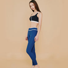 Load image into Gallery viewer, designer swimwear - Sunkissed Leggings Blue - CORALIQUE - FITNESS - CORALIQUE - CORALIQUE
