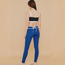 Load image into Gallery viewer, designer swimwear - Sunkissed Leggings Blue - CORALIQUE - FITNESS - CORALIQUE - CORALIQUE
